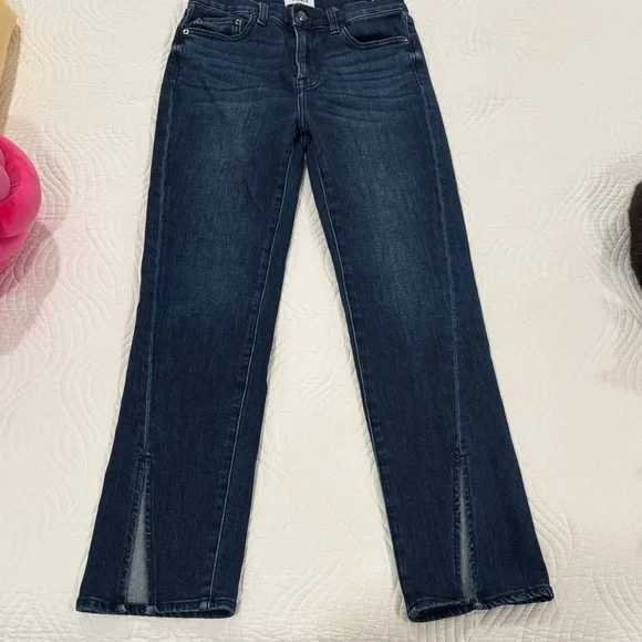 Pistola Colleen Classic Blue Split Hem Jeans - Picture 6 of 10